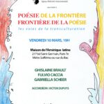 Poésie de la frontière